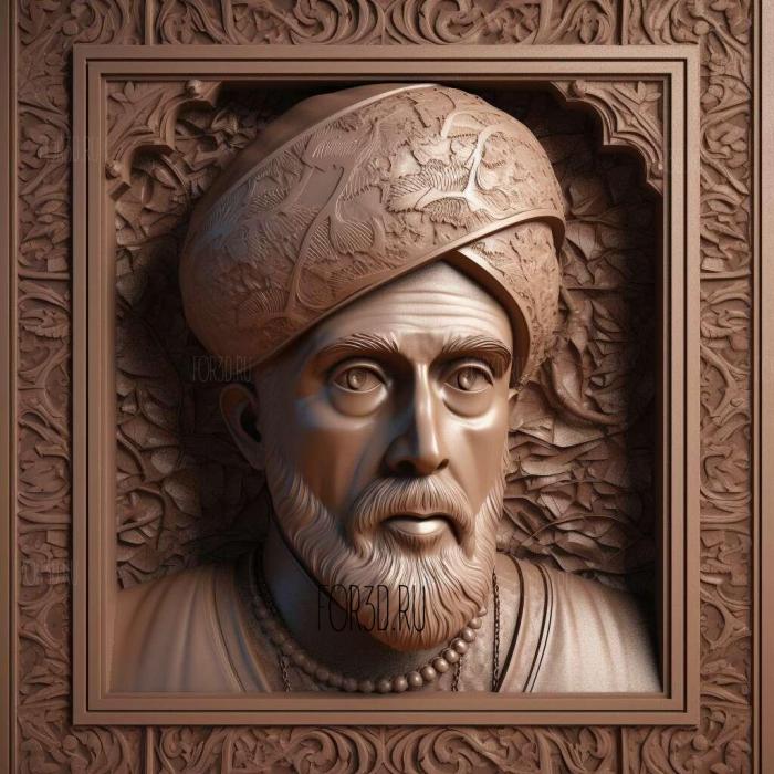 Sultan Qaboos 3 stl model for CNC